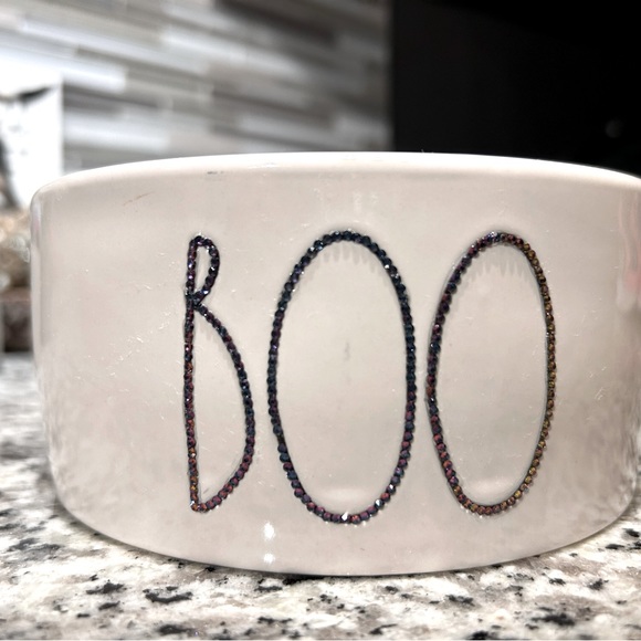 Rea Dunn Halloween Pet bowls Custom Bedazzle - Picture 1 of 4